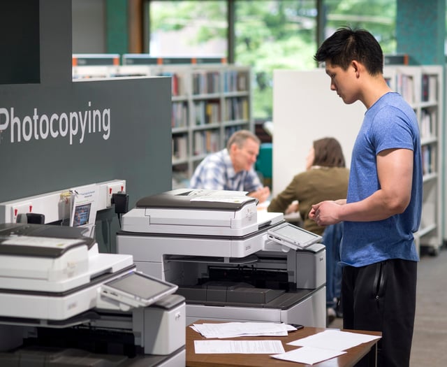 New library wi-fi printing service in West Devon