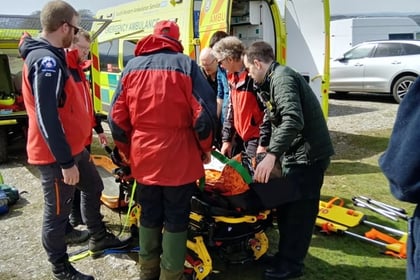 Search and Rescue team recover man who fell from horse