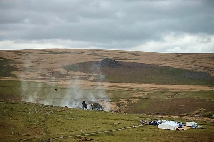 Filming at Ditsworthy Warren House by Hayley White