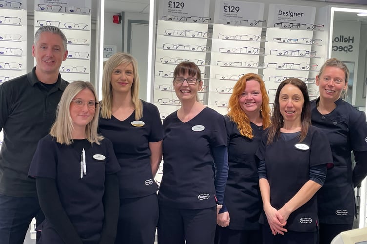 Specsavers Okehampton team