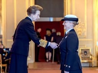 Callington officer receives MBE