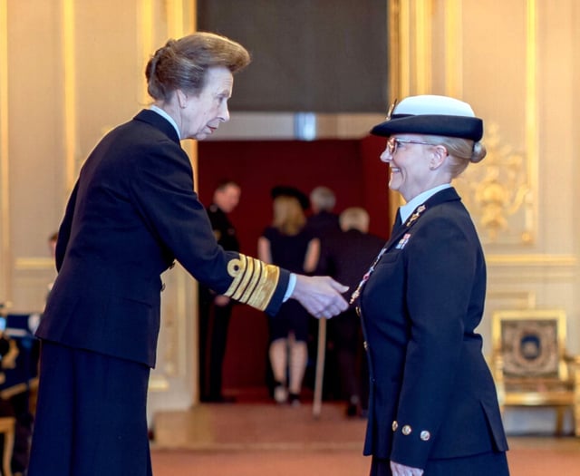 Callington officer receives MBE