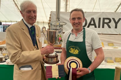 Five awards for Okey cheese at County Show