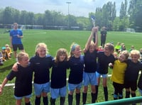 Footballing girls are school county champions