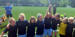 Footballing girls are school county champions