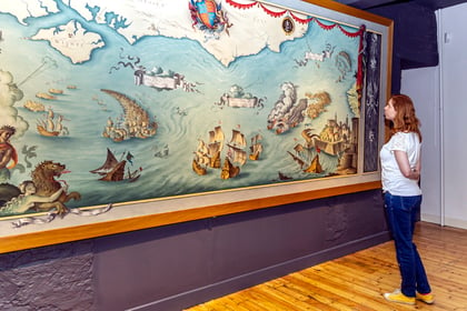 Drake murals on show at Buckland