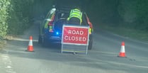 Crash shuts road between Tavistock and Lamerton