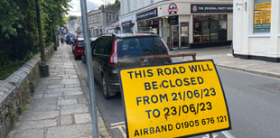 Tavistock road closure from tomorrow