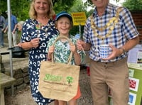 New mayor is guest of honour at garden party in sensory garden