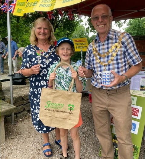 New mayor is guest of honour at garden party in sensory garden