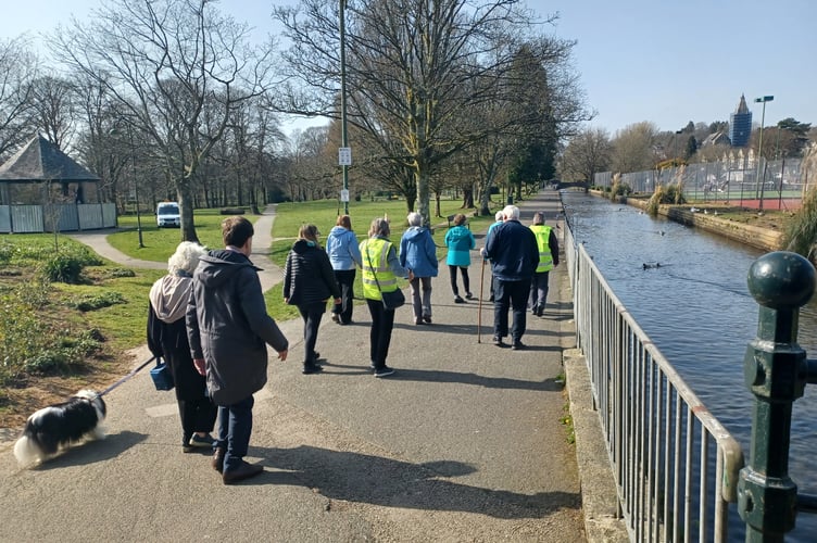 Active Devon volunteer walkers.