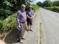 Plea for maintenance and speed reduction on main road