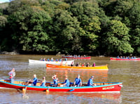 Cothele gig rowers' Tamar regatta