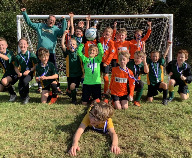 Meavy school wins and loses football contest final