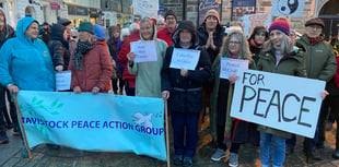 Peace campaigners' nuclear protest