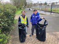 Tavistock children join litter pick