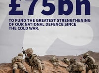 MP welcomes defence spending boost to fight "hostile states"