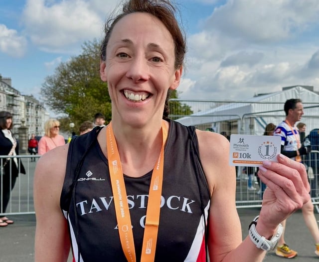 Tavi runners Sam and Val triumph in Plymouth races