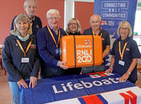 RNLI bicentenary scroll comes to town