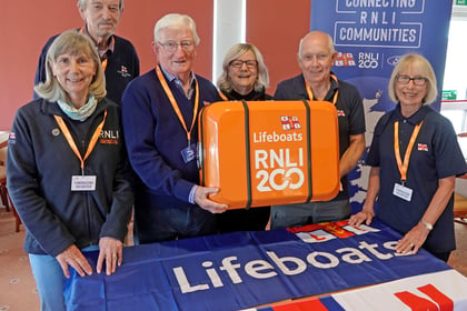 RNLI bicentenary scroll comes to town