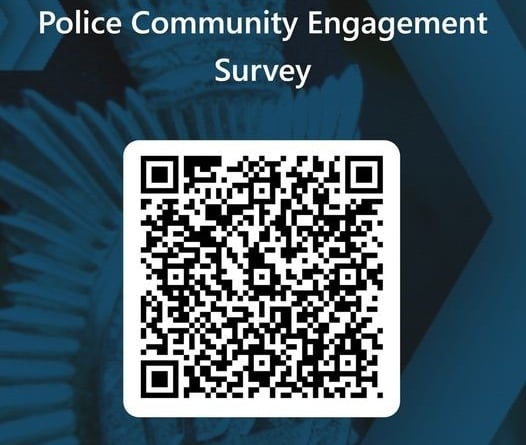 QR code for Police Community Engagement Survey