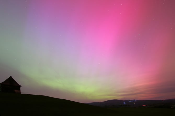 Aurora over the pimple