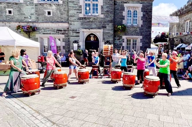 Tavi Fringe event - Taiko Drums in a previous year.