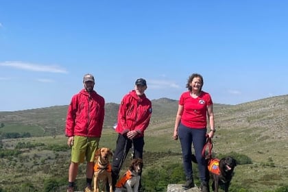 Search dogs qualify