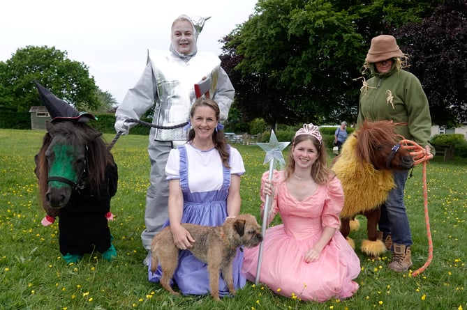 Collytown Stud's ponies joined their owners to stage The Wizard of Oz