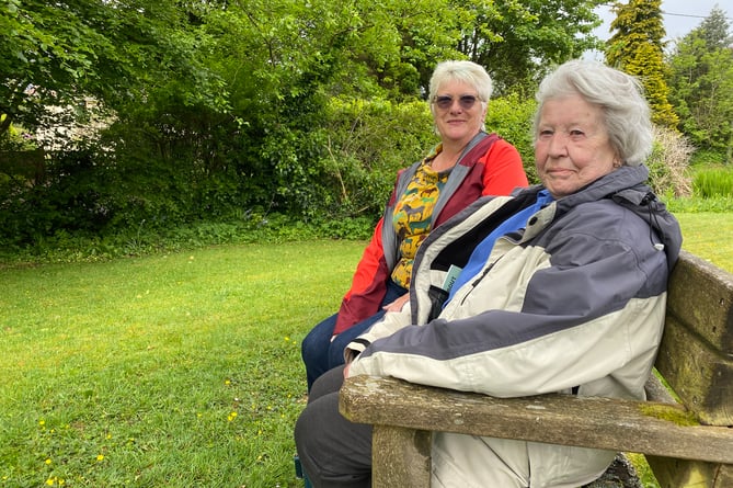 Carolyn Tiley (left) is leading a Dousland park project.
