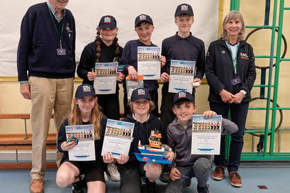 Pupils thanked for RNLI fundraising efforts