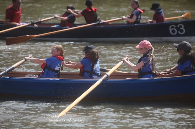 Children were out in force at Calstock Regatta