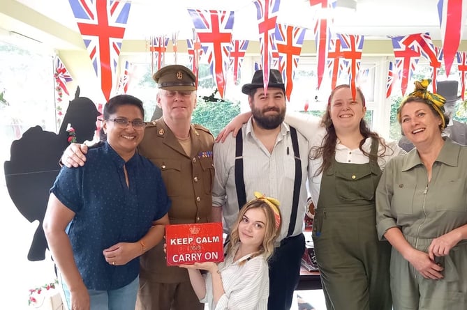 D-Day party at Hatherleigh Nursing Home
