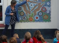 Mosaic unveiled at village school