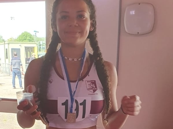 Zola Taylor, of Okehampton College, will be sprinting for gold at the English Schools Athletics Association championships, representing Devon in Birmingham in less than two weeks.