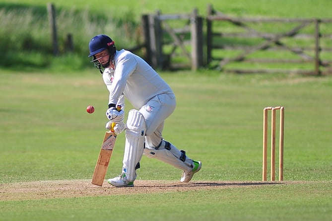 Devon Cricket League D Division West. Kenn 1st XI versus Hatherleigh 2nd XI Hatherleigh skipper Dan Forrester