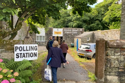 General election: Voting opens in Tavistock