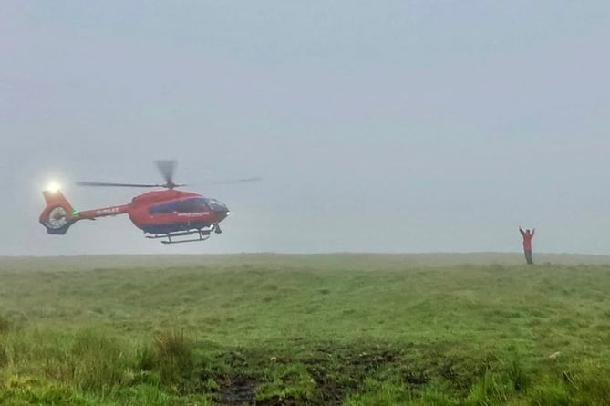 Dartmoor Search and Rescue Team Plymouth save two hikers