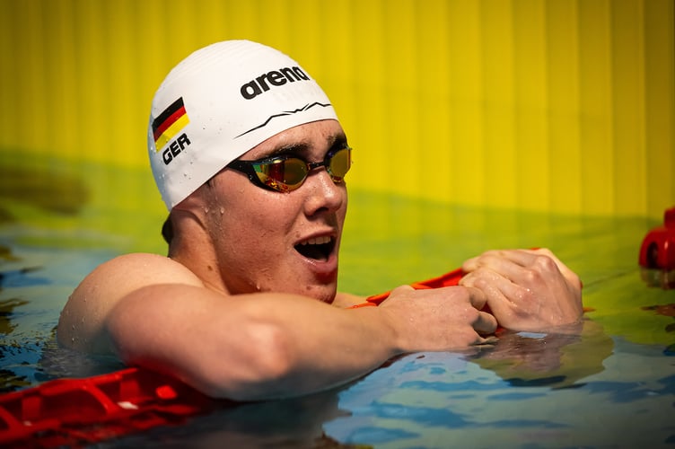 Jonathan, 18, of Mount Kelly College, Tavistock, won silver as part of the 4x200m freestyle relay with the fastest split of 1:49.55.