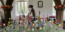 Church's handmade wildflower meadow flags up children's mental health