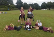 Horrabridge girls cricket champs