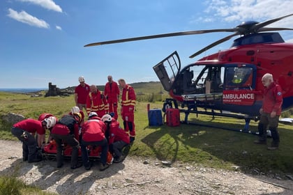 Climber rescued from quarry