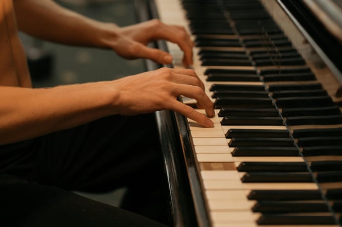 Piano playing