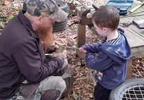 National Grid supports Who Let the Dads Out forest experience