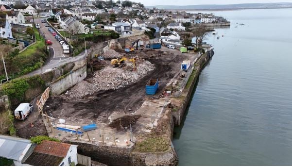 The site of the maritime innovation centre in Appledore