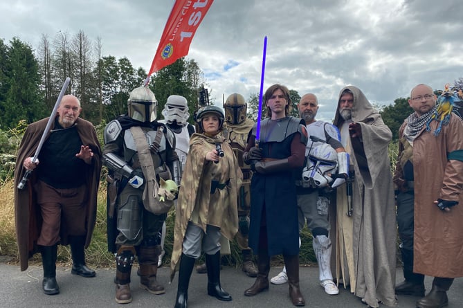 Southern Troopers - fund raisers for Children's Hospice South West at Tavistock Carnival.