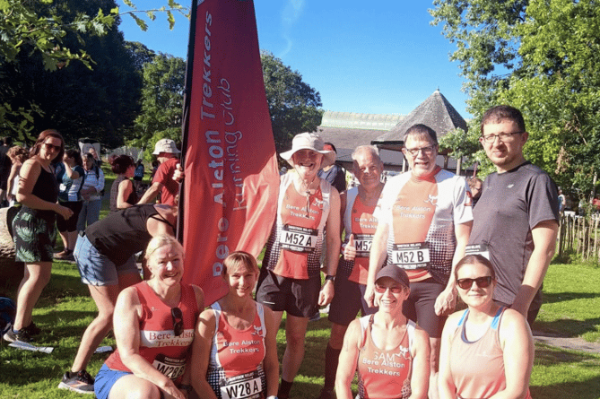 Bere Alston Trekkers at the Tavistock Town relays