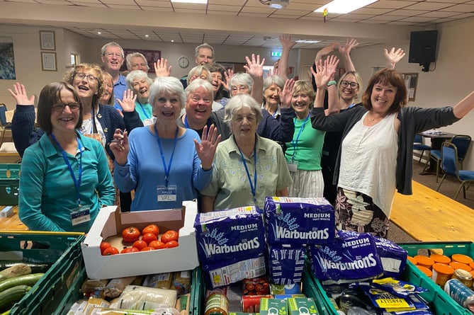 Volunteers have been thanked for their loyalty and enthusiasm supporting Tavistock Food Hub.