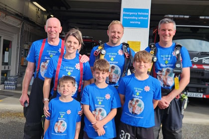 Firefighter to walk 110 miles for heart hero