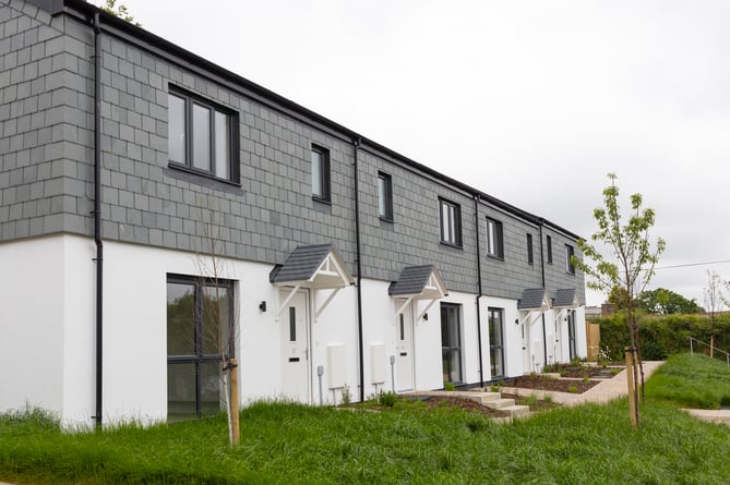 The new housing in Urban Terrace, Callington